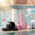 Free Sample Double Wall Nail Stickers Container 5g 15g 20g Cosmetic Plastic Cream Jar Empty Plastic Jars with Lids