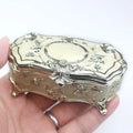 Wholesale Embossed Alloy Metal 18 Note Music Box with Sankyo Movement Wind-Up for Christmas/Birthday/Valentine's Day