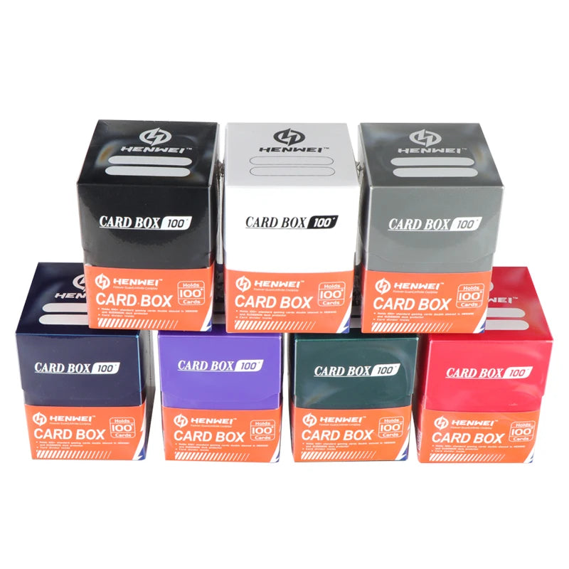 Customized Case Printing Trading Game 100+ Collecting Storage Plastic Card Deck Box