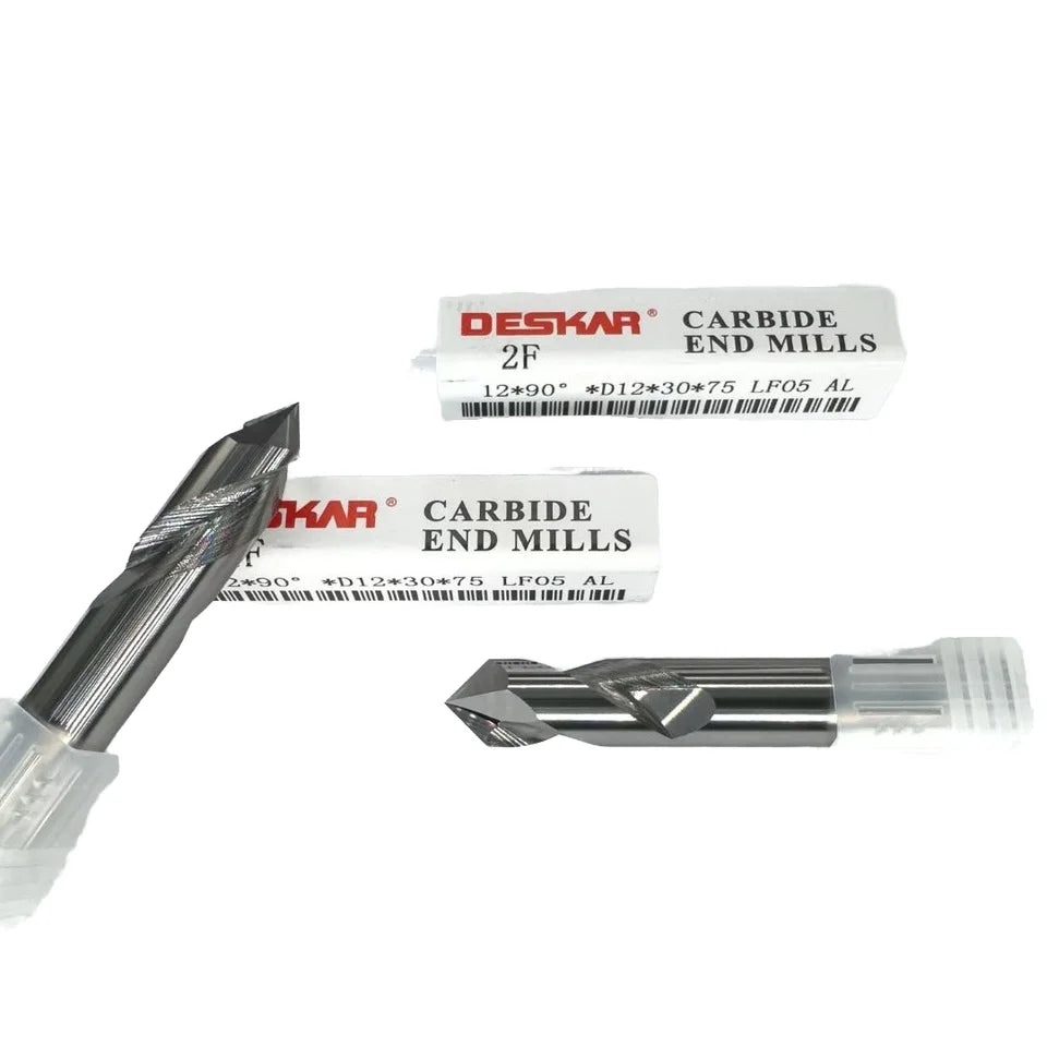 HRC65 Coated Chamfering Carbon Steel Milling Cutter 60 90 120 Degree End Mill Tool 4 Flutes High Speed Customizable ODM Support