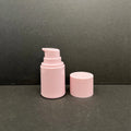 pink Cream Cans and Rotary  Airlesspump Head Containers Wholesale Price 50ml 120mlCosmetic Bottle for Serum with Airless Loti