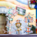 20 PET Stickers Per Pack Starlight Amusement Park Series 6 Cute DIY Decorative Stickers