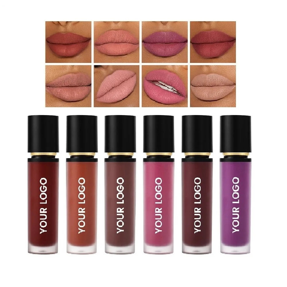 Best Selling Private Label Vegan Long Lasting Waterproof Matte Lipquid Lipgloss Matte Liquid Lipstick