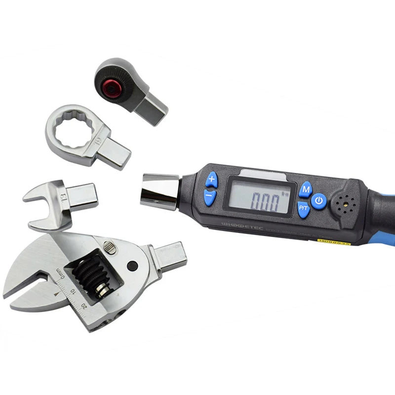 Professional Torquimetro Tool 1/2 High Precision 3.4-340Nm Adjustable Ratchet Socket Digital Display Torque Wrench Spanner
