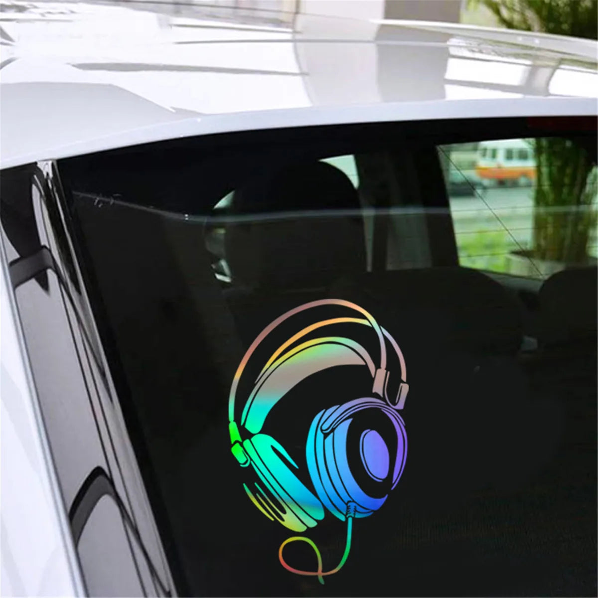 Music DJ Headset Car Window Door Laptop Bumper Room Wall Vinyl Decal Sticker