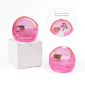 Nail Polishing Head Cleaning Tool Brush Portable Soft Hard Brush Cleaner Box  Nail Art Equipment Manicure Accessories