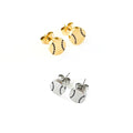 Boutiqueaccessory Sporty Stainless Steel Softball and Baseball Stud Earrings Jewelry