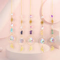 Hanging Window Home Pendant Lighting Garden Decoration Crystal Catcher Wind Chimes Suncatcher for Fengshui