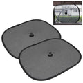 Factory Price 2pcs Car Window Sunshade 44x36cm a Pair Visor Side Sun Shade Mesh Cover Shield Sunscreen Black