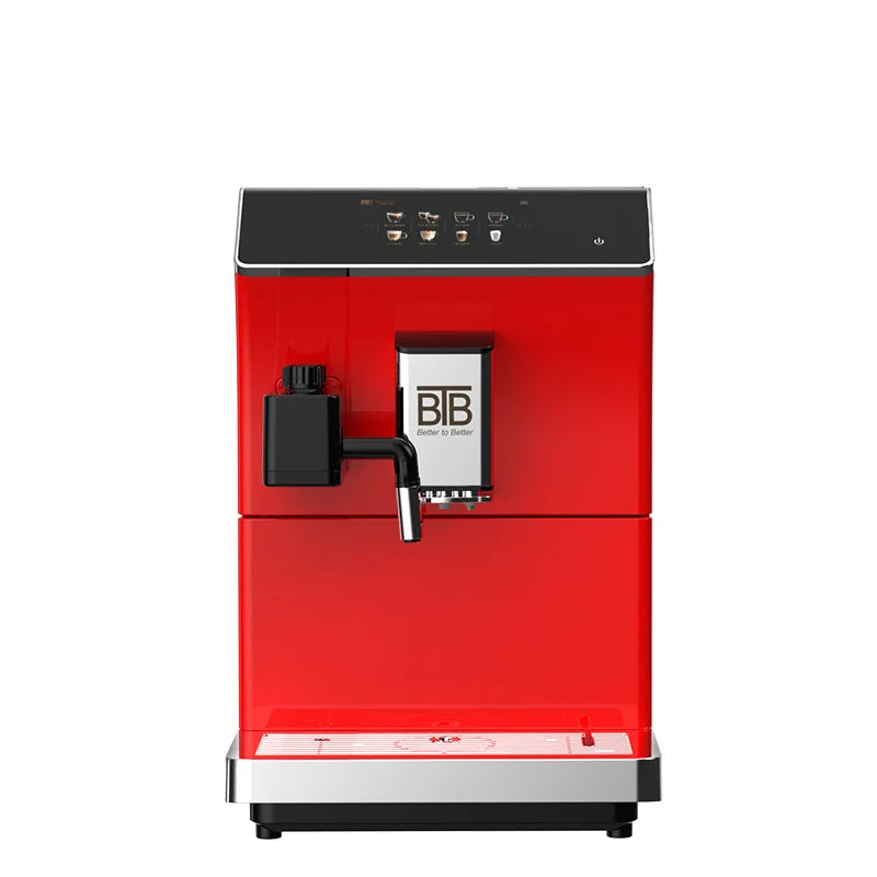 Factory Professional Commercial Electric Coffee Machine Stainless Steel Programmable One Touch Make 16 Kinds Hotel Household