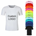 In Stock T Shirt and OEM ODM Custom logo Fancy Print Factory Wholesale Loose White Men's t Shirt Print Oversize t Shirt