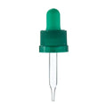 Child Proof White Lid Essence Oil Dropper Bottle PCR Plastic Aluminum Collar Screw Cap Available Sizes 13mm 15mm 24mm DROPPER