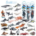 PVC Simulation Solid Plastic Ocean Animal Model Realistic Sea Animals Figures Set Educational Gifts for Kids
