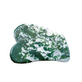 Huiying Wholesale Sale Guasha Moss Agate Jagged square Shape Gua Sha Board Massage Tools