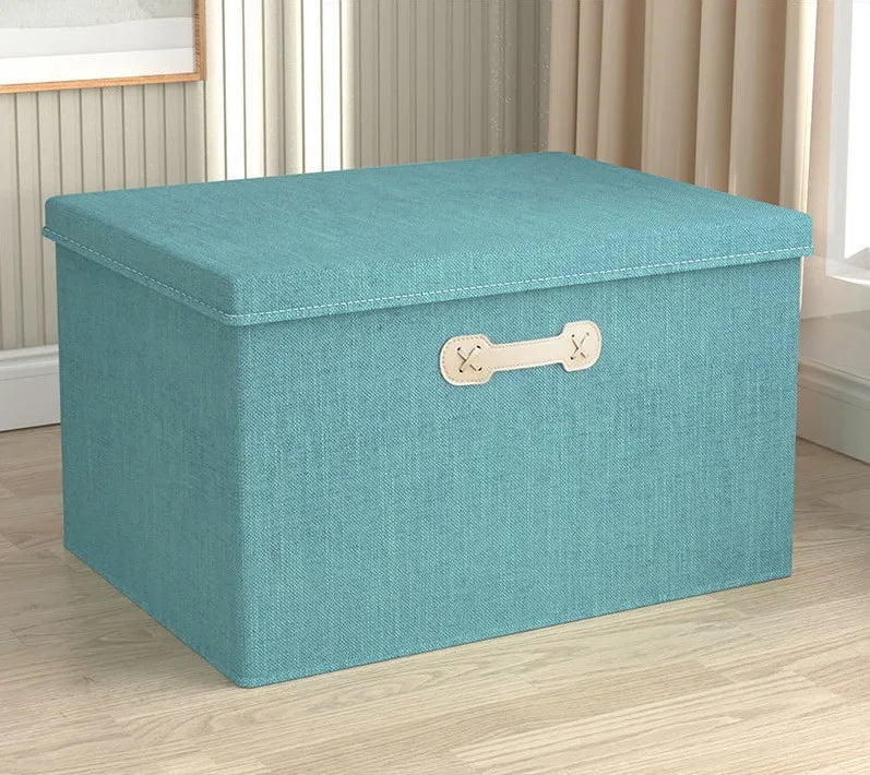 Large Capacity Customizable Household Clothing Books Toys Collapsible Lid Storage Box