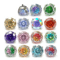 ASTM F136 Titanium 5A Zircon Claw Setting Rose Cut Cartilage  Earrings Hypoallergenic Labret Body Piercing Jewelry Accessories