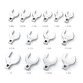 14pcs Durable Crow Foot Spanner Set in Popular Tool Box Hand-Power Source Customizable OEM Support 1-Year Warranty