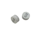 Xmlivet White Pigskin Leather Pool Cue Tips Customize 14mm Billiards Cue Tips in SS/S/M/H/HH Wholesale Billiard Accessories