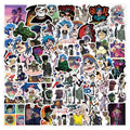 50Pcs Gorillaz Brand Music Graffiti Sticker Girl Boy Table Phone Guitar Luggage Laptop Decorative Mix Stickers