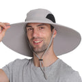 Custom Made Sun Visor Cap Factory Outdoor Summer Printed Logo Super Wide Brim Sport Fishing Boonie Bucket Mens Safari Hat