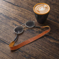 Portable Sunglass Retainer Personalized Genuine Leather Eye Glasses Strap With Fashion Style Travel Gift