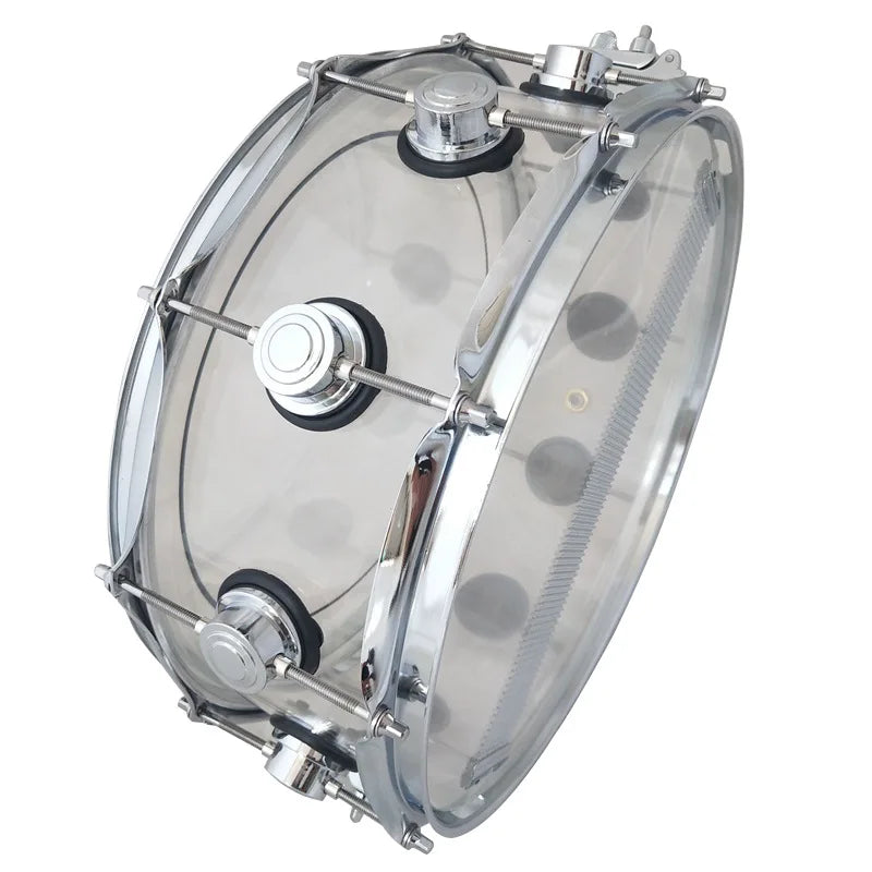 Cozy Portable Multi-color Percussion 14 X 5.5 Acrylic Snare Drum Professional