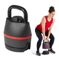 Adjustable Weights Dumbbells 8-40lbs Fitness Kettlebell with Weight Selection Dial Free Weights for Workout
