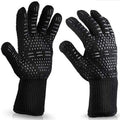 Good Quality Aramid Printed Silicone Bbq Grill Oven Mitts Heat Resistant Mittens