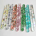 Custom Acrylic Popsicle Sticks Disposable Sustainable Dessert Tool for Cake Decoration Number Shape Packaged in OPP Bag