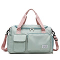 Fashionable Nylon Waterproof Women's Sports Fitness Gym Duffle Bag Hand Luggage & Travel Bags Zipper Closure Customizable Color