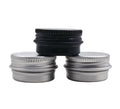 5ml 5g Food Safe Aluminum Tins & Cans with Threaded Screw Top Cover for Skin Care & Face Cream Airtight Cosmetic Containers