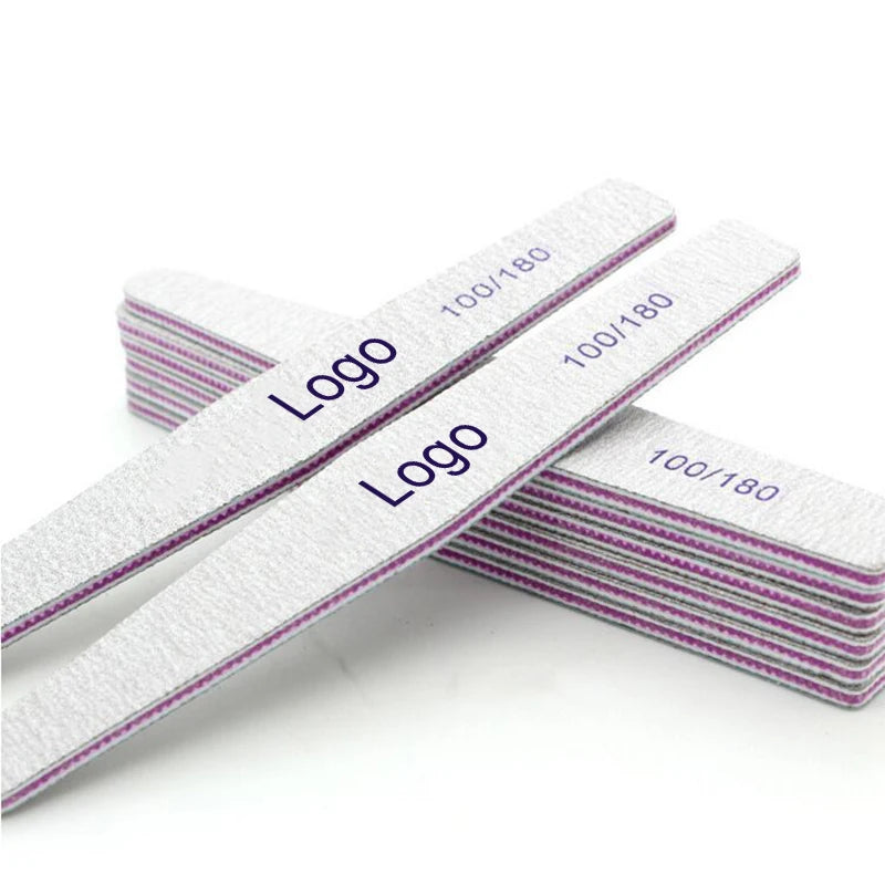 Japan Sandpaper Grit Nail Files Professional Double-sided Nail Files 100/180 Nail Files 100/180