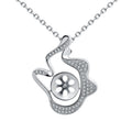 Wholesale Natural Stone Fresh Water Pearl Mount Sterling Silver Pearl Cage Pendant Suppliers