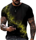 Fitspi Men's Short Sleeve T-shirt 3d Print T Shirt Novelty Ees Tshirt Oversize Plus T Shirt for Wish