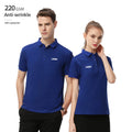 220 GSM 100% Polyester Anti-Wrinkle Plain Solid Color Custom Logo Short Sleeve Knitted Polo Shirts