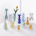 Transparent Glass Vase for Modern Home Decor Tabletop Flower Arrangement with Water Culture Storage for Living Room 115