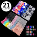 Joyyoung High Waisted Tie Dye Yoga Shorts Women Seamless Scrunch Butt Lifting Biker Shorts Tummy Control Workout Gym Fitness