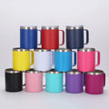 Travel Drinking Mug 12oz Stainless Steel Drinking Tumbler Coffee Mug with Lid