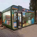 Outdoor Mobile Koisk for Ice Cream Bubble Tea Portable Trailer Bar Tiny House Container Capsule Houses Shops Office