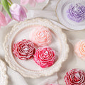 Peony Flower Shape Scented Candle Handmade Decorative Environment-Friendly Holiday Diwali Wedding Gift Party Aromatherapy Home
