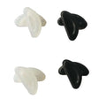 High Quality New D-shaped Silicone Nose Pads with Anti-Slip Feature for Eyeglasses and Sunglasses 15x6.7x1.5mm