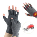 Fingerless Compression Gloves for Arthritis Relief Breathable Moisture-Wicking Fabric Unisex Hand Support for Sports