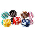 Directly Factory Sale 4 Holes Resin DIY Colorful Striped Shirt Buttons