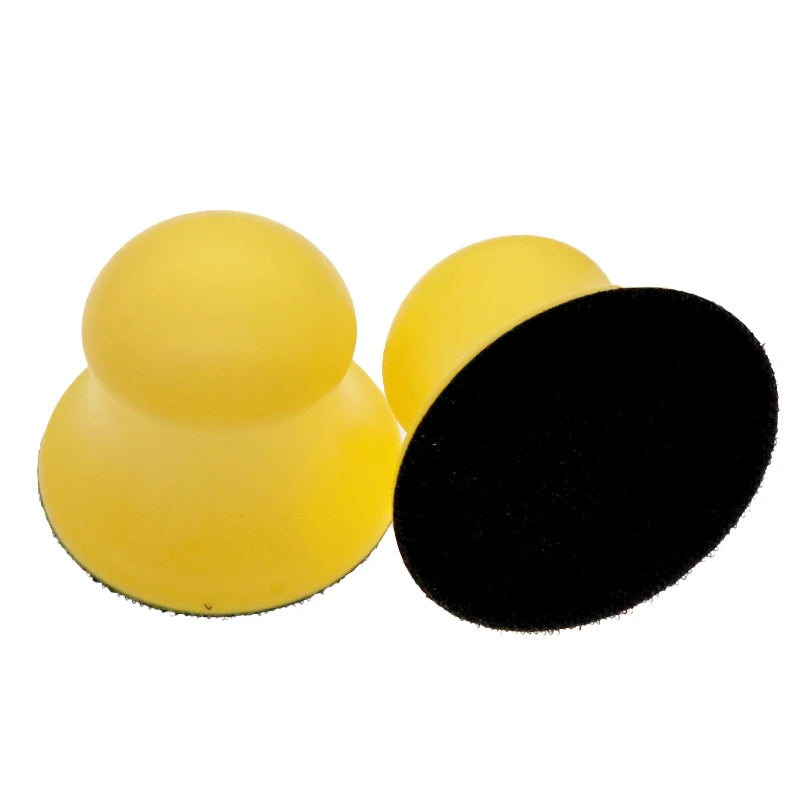 3Inch Hook and Loop Hand Sander Manual Sanding Pad Round Hand Sanding Block for Sanding Disc Polishing Wood Car Drywall MegaBDM