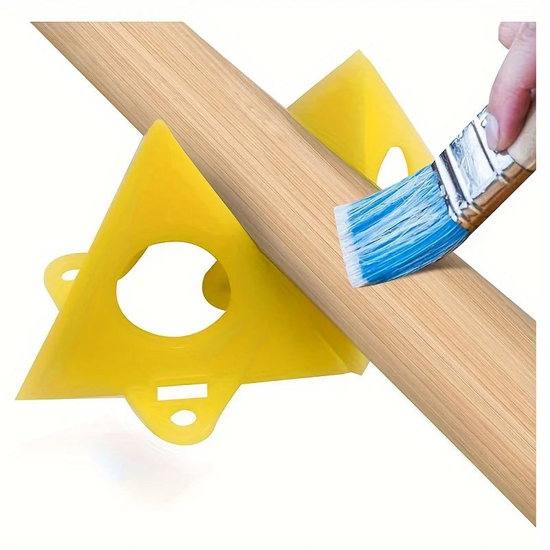 10-Piece Plastic Pyramid Stand Set for DIY Woodworking OEM Enhanced Spray Painting Stabilizers Feet Pads for Triangle Paint Pads