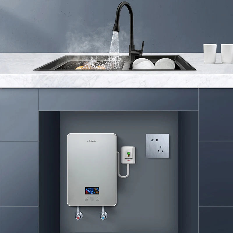 Wall Mount Hot Bathroom Electric Saver Instant Geyser Elektrik Su Isitici Musluk for Kitchen