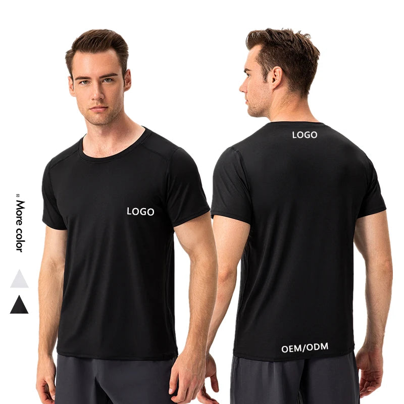 Xsunwing Quick Dry Gym T-Shirts MYEL21222 Men's Moisture Wicking Training Wear Comfortable Eco-Friendly Short Sleeve Summer