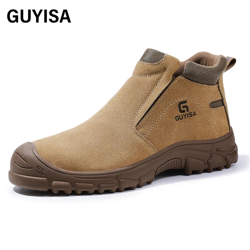 GUYISA New Safety Shoes Anti -Stamdamed Safety Shoes