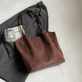 Autumn Winter Luxury Ladies Suede Bag Bucket Custom Leather Handbag Suede Shoulder Bag for Handbag Women Customised Tote Bag