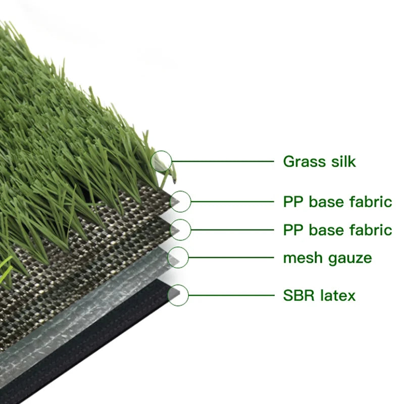High-Performance Artificial Soccer Grass with Pro Quality Certification for 11-a-side Soccer Fields